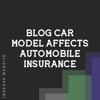 How Car Model Affects Automobile Insurance: A Personal Finance Guide | Logo - Indexof